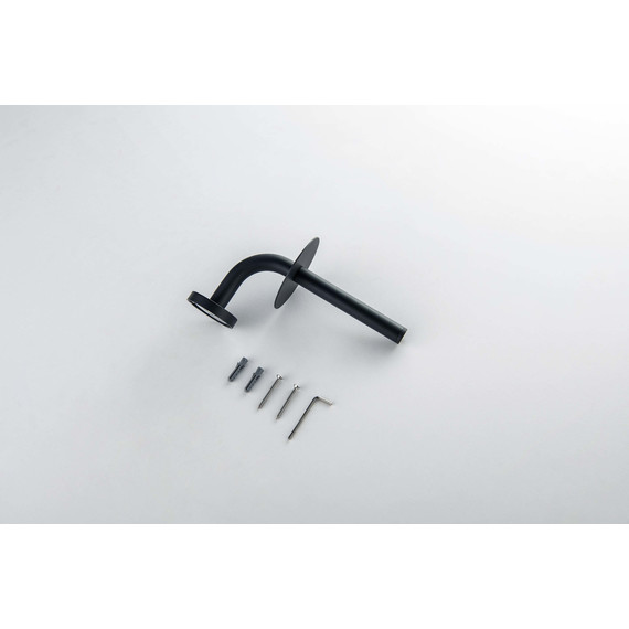 Держатель для туалетной бумаги Aquatek Оберон AQ4207MB, цвет чёрный матовый - фото 6