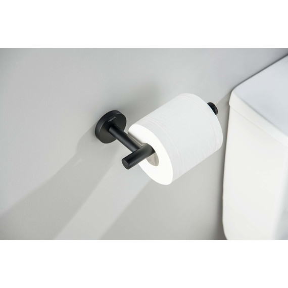 Держатель для туалетной бумаги Aquatek Оберон AQ4208MB, цвет чёрный матовый - фото 3