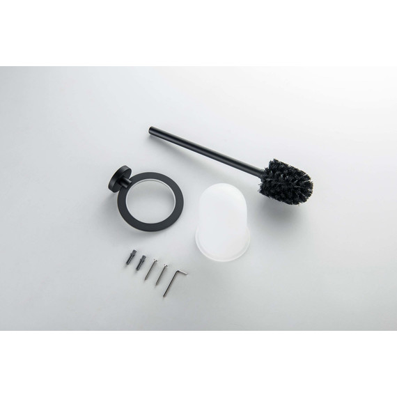 Ёршик для унитаза Aquatek Оберон AQ4210MB, цвет чёрный матовый - фото 5