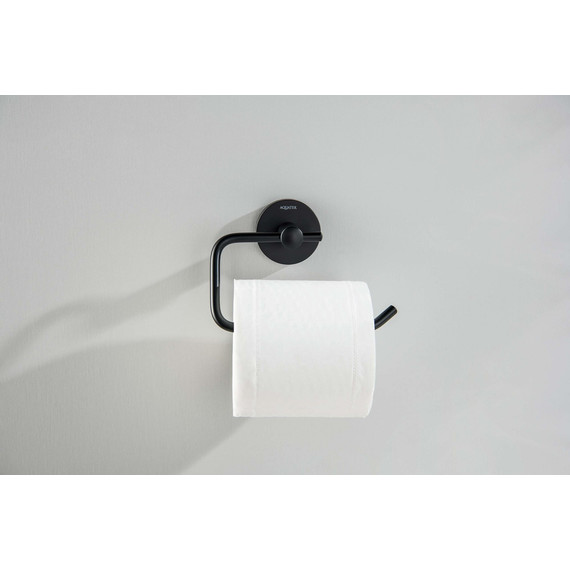 Держатель для туалетной бумаги Aquatek Оберон AQ4218MB, цвет чёрный матовый - фото 4