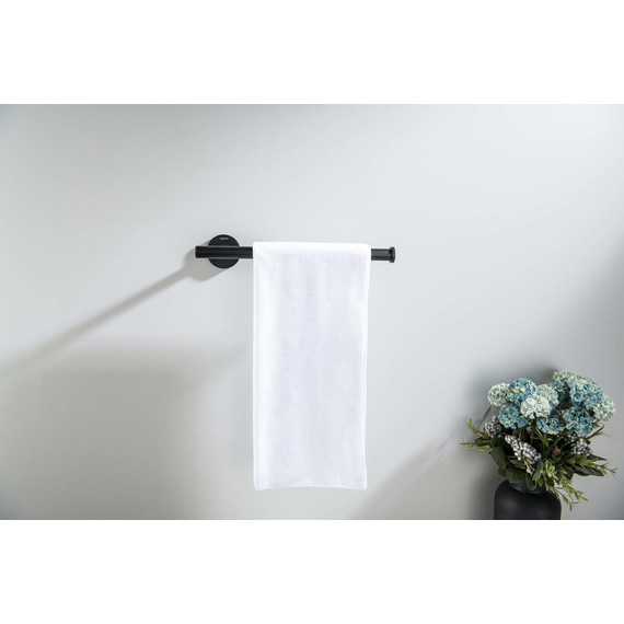 Полотенцедержатель Aquatek Оберон AQ4219MB, цвет чёрный матовый - фото 5