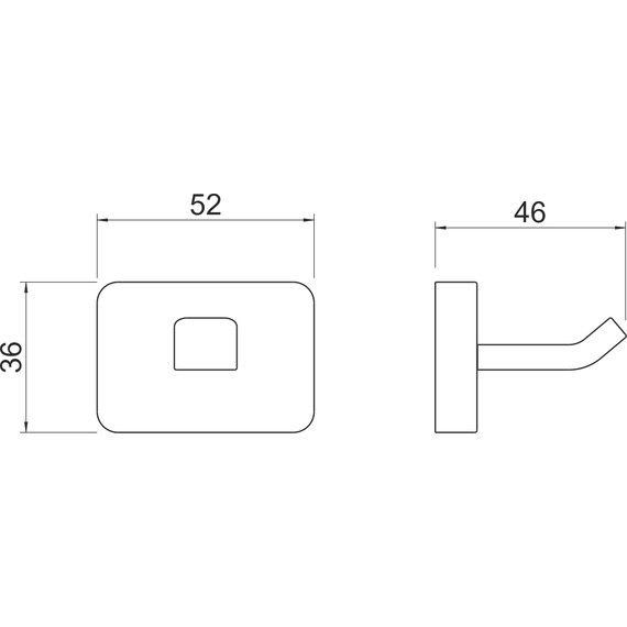 Крючок Aquatek Либра AQ4301MB, цвет чёрный матовый - фото 6
