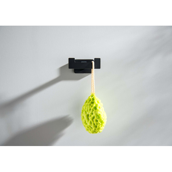 Двойной крючок Aquatek Либра AQ4302MB, цвет чёрный матовый - фото 3