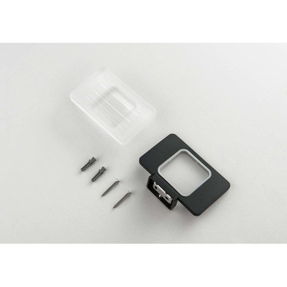 Мыльница Aquatek Либра AQ4303MB, цвет чёрный матовый - фото 2