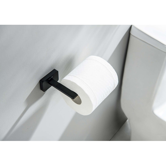 Держатель для туалетной бумаги Aquatek Либра AQ4308MB, цвет чёрный матовый - фото 5