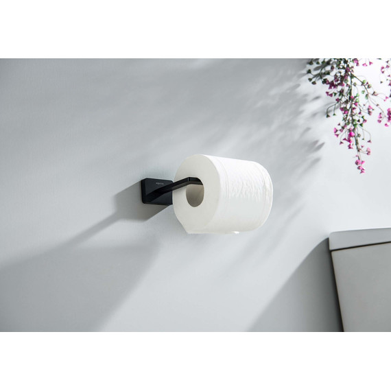 Держатель для туалетной бумаги Aquatek Либра AQ4308MB, цвет чёрный матовый - фото 4