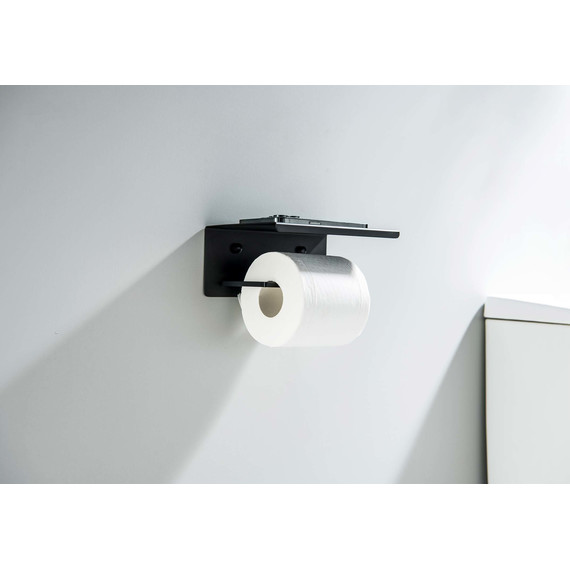 Держатель для туалетной бумаги Aquatek Либра AQ4309MB, цвет чёрный матовый - фото 4