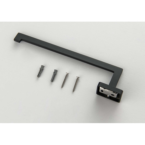 Полотенцедержатель Aquatek Либра AQ4319MB, цвет чёрный матовый - фото 2