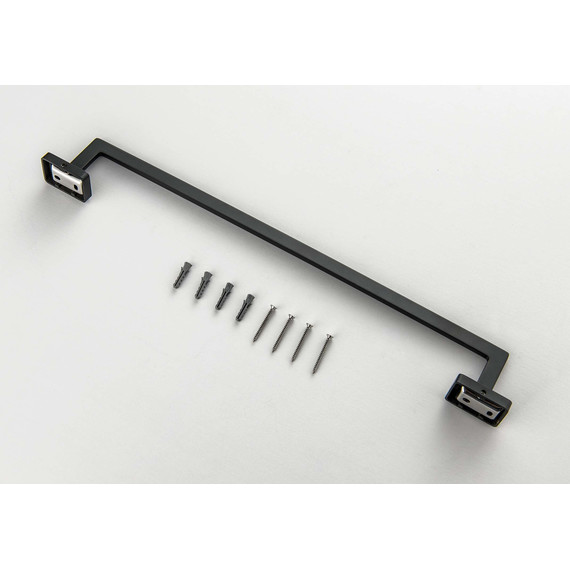 Полотенцедержатель Aquatek Либра AQ4320MB, цвет чёрный матовый - фото 2