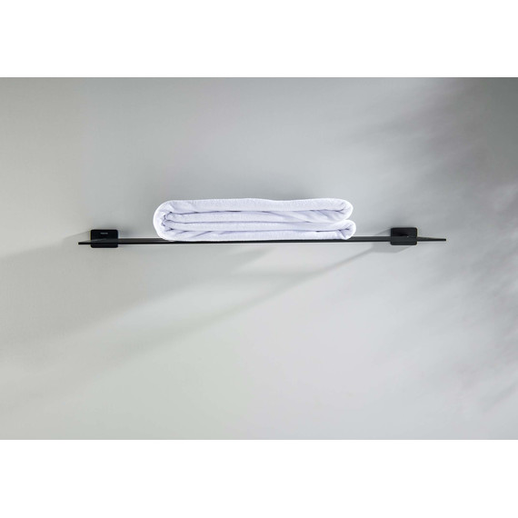 Полка для полотенец Aquatek Либра AQ4322MB, цвет чёрный матовый - фото 3