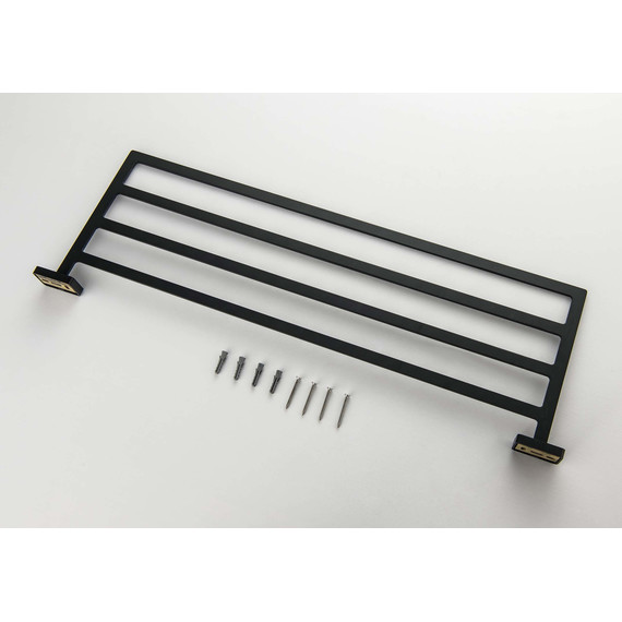 Полка для полотенец Aquatek Либра AQ4322MB, цвет чёрный матовый - фото 2