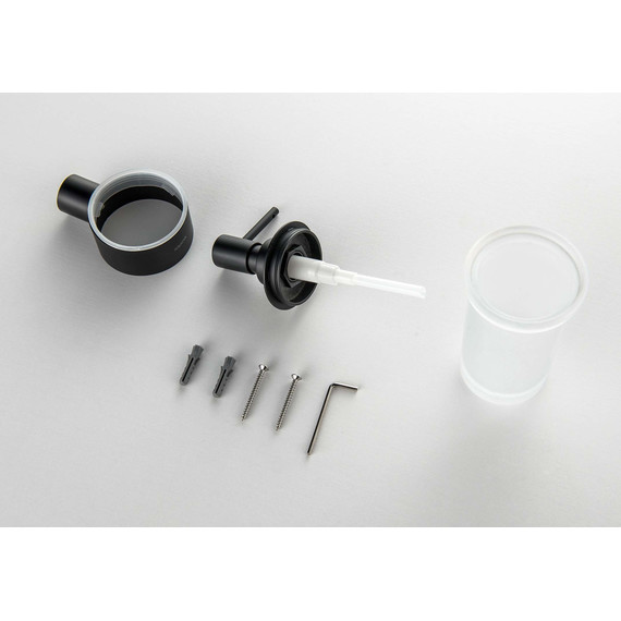 Дозатор для жидкого мыла Aquatek Лира AQ4405MB, цвет чёрный матовый - фото 2