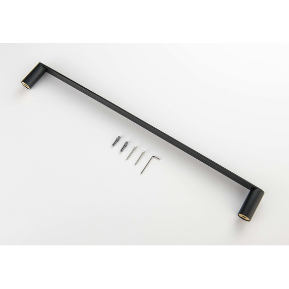 Полотенцедержатель Aquatek Лира AQ4414MB, цвет чёрный матовый - фото 2