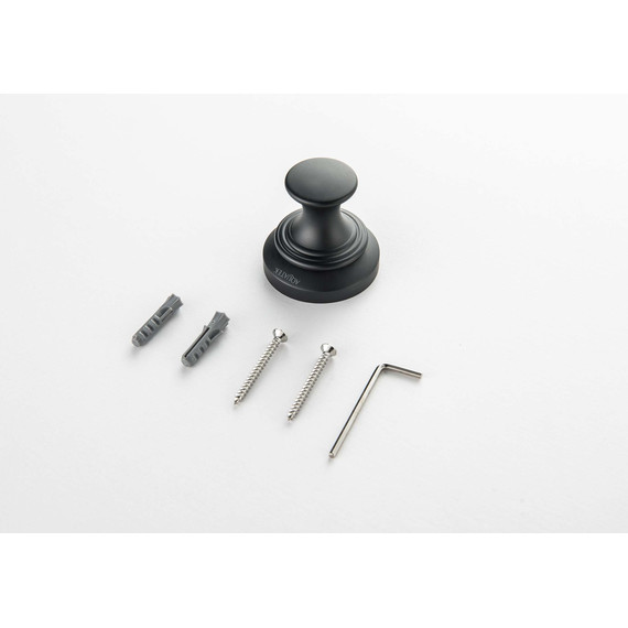 Крючок Aquatek Классик AQ4501MB, цвет чёрный матовый - фото 2