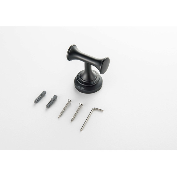 Двойной крючок Aquatek Классик AQ4502MB, цвет чёрный матовый - фото 2