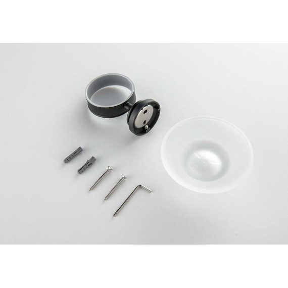 Мыльница Aquatek Классик AQ4503MB, цвет чёрный матовый - фото 3