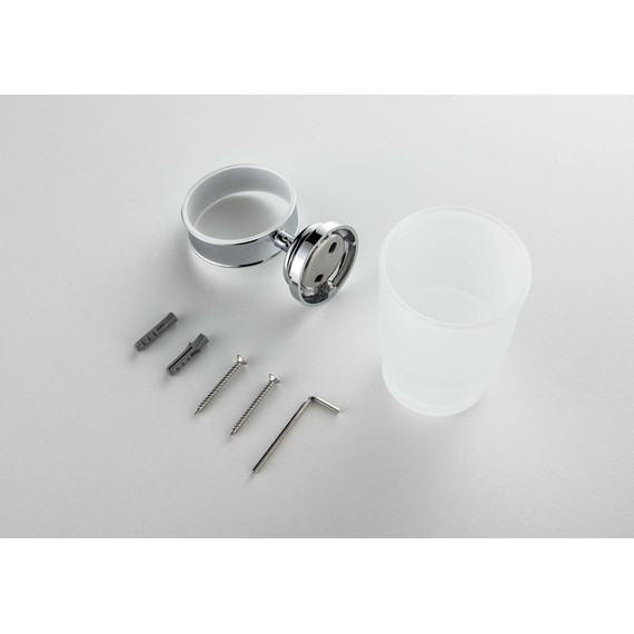 Стакан для зубных щеток Aquatek Классик AQ4504CR - фото 2