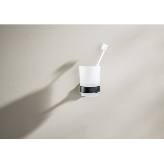 Стакан для зубных щеток Aquatek Классик AQ4504MB, цвет чёрный матовый - фото 3