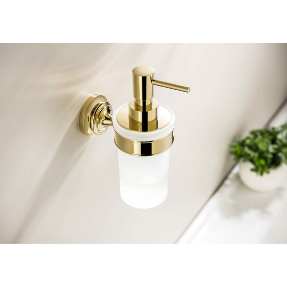 Дозатор для жидкого мыла Aquatek Классик AQ4505PG, цвет золото - фото 4