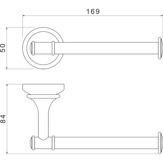 Держатель для туалетной бумаги Aquatek Классик AQ4508PG, цвет золото - фото 6
