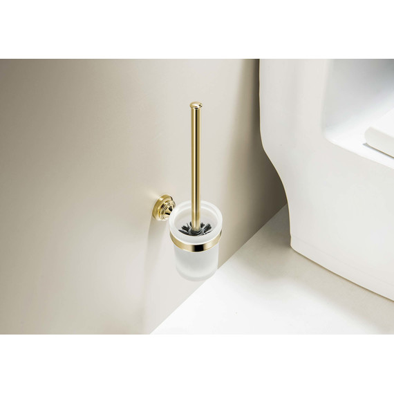 Ёршик для унитаза Aquatek Классик AQ4510PG, цвет золото - фото 3