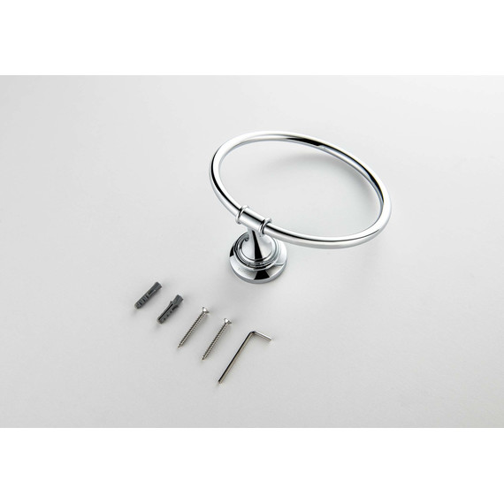 Кольцо для полотенец Aquatek Классик AQ4512CR - фото 2