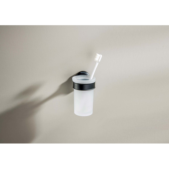 Стакан для зубных щеток Aquatek Классик AQ4527MB, цвет чёрный матовый - фото 3