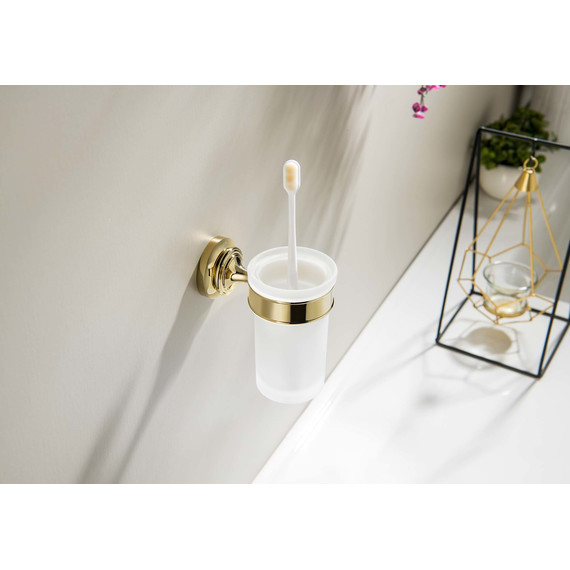 Стакан для зубных щеток Aquatek Классик AQ4527PG, цвет золото - фото 4