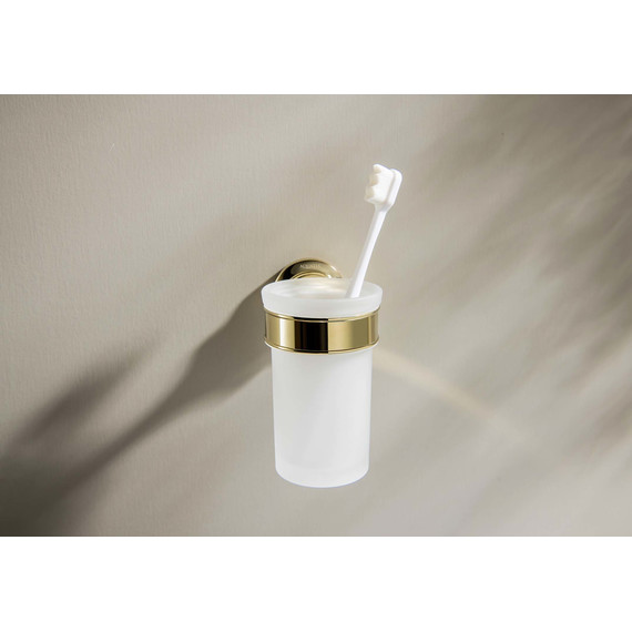 Стакан для зубных щеток Aquatek Классик AQ4527PG, цвет золото - фото 3