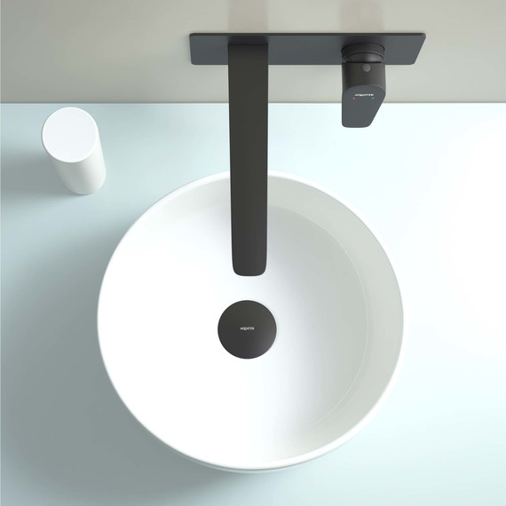 Донный клапан Aquatek AQ6002MB, чёрный матовый - фото 2