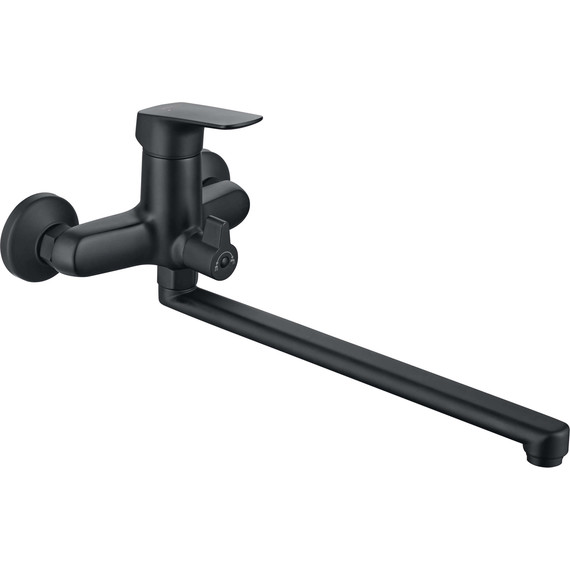 Смеситель для ванны Aquatek Вега AQ1033MB, чёрный матовый, Цвет производителя: чёрный матовый - фото 2