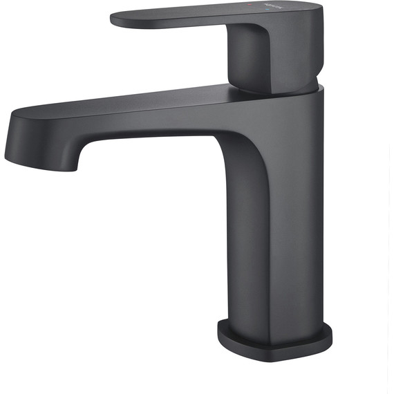 Набор смесителей 3 в 1 для ванны с коротким изливом Aquatek Оберон AQ1230MB, чёрный матовый, Цвет производителя: чёрный матовый - фото 2