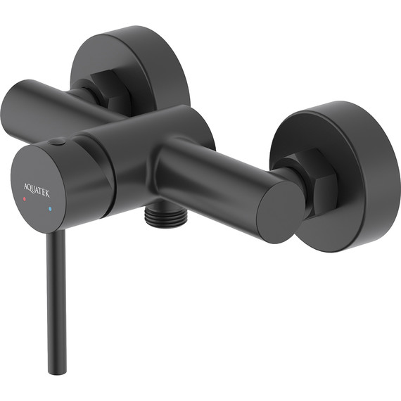 Смеситель для душа Aquatek Европа AQ1332MB, чёрный матовый, Цвет производителя: чёрный матовый - фото 2