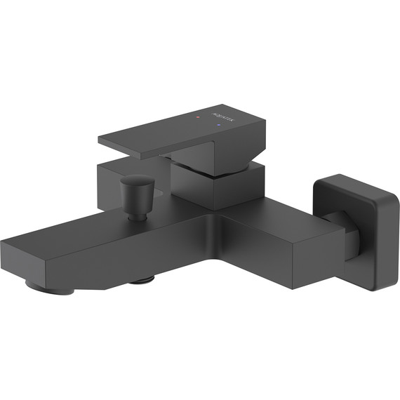 Набор смесителей 3 в 1 для ванны с коротким изливом Aquatek Либра AQ1630MB, чёрный матовый, Цвет производителя: чёрный матовый - фото 3