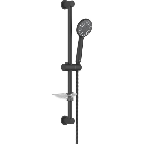 Набор смесителей 3 в 1 для ванны с коротким изливом Aquatek Бетта AQ1130MB, чёрный матовый, Цвет производителя: чёрный матовый - фото, картинка 4 Набор смесителей 3 в 1 для ванны с коротким изливом Aquatek Бетта AQ1130MB, чёрный матовый, Цвет производителя: чёрный матовый - фото 4