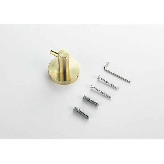 Крючок Aquatek Европа AQ4101BG, цвет золото шлифованное - фото 3