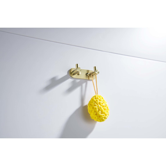 Двойной крючок Aquatek Европа AQ4102BG, цвет золото шлифованное - фото 5