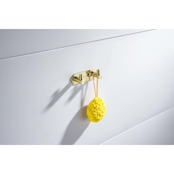 Двойной крючок Aquatek Европа AQ4102BG, цвет золото шлифованное - фото 6