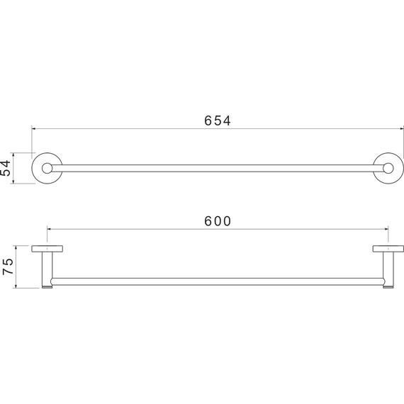 Полотенцедержатель Aquatek Европа AQ4114BGM, цвет оружейная сталь - фото 3