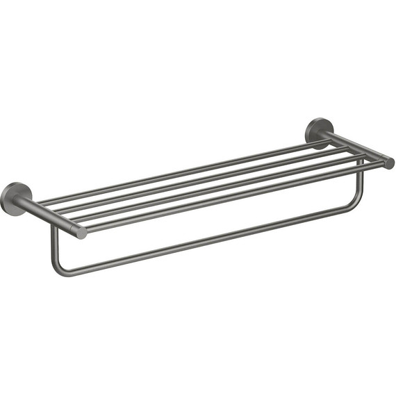 Полка для полотенец Aquatek Европа AQ4115BGM, цвет оружейная сталь - фото 2