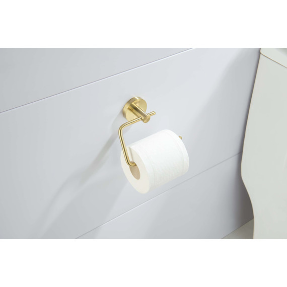 Держатель для туалетной бумаги Aquatek Европа AQ4118BG, цвет золото шлифованное - фото 6