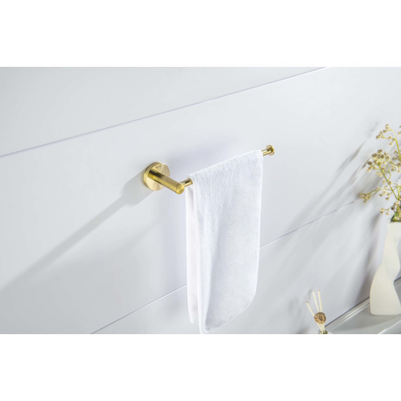 Полотенцедержатель Aquatek Европа AQ4119BG, цвет золото шлифованное - фото 4