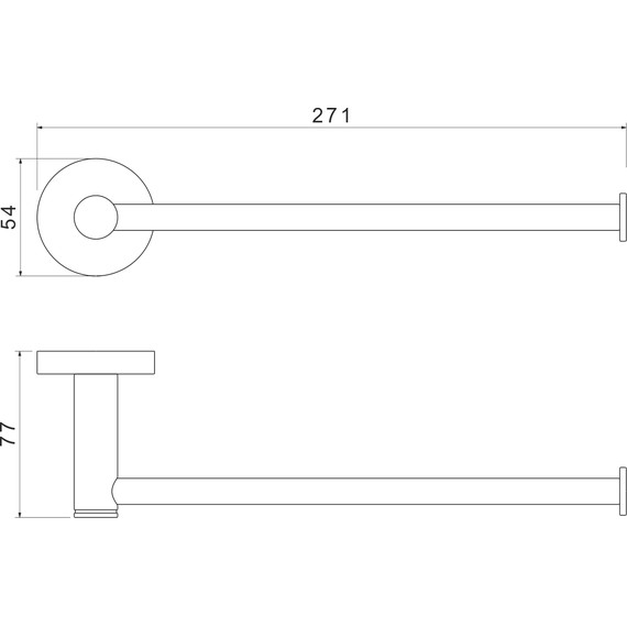 Полотенцедержатель Aquatek Европа AQ4119BG, цвет золото шлифованное - фото 7