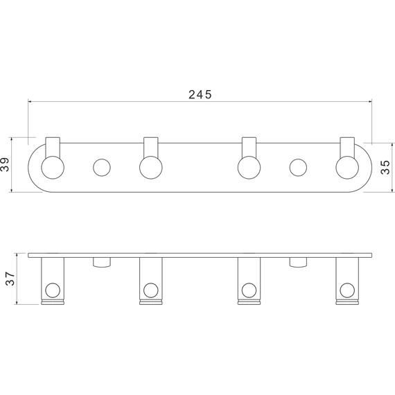 Набор крючков Aquatek Европа AQ4123BG, цвет золото шлифованное - фото 7