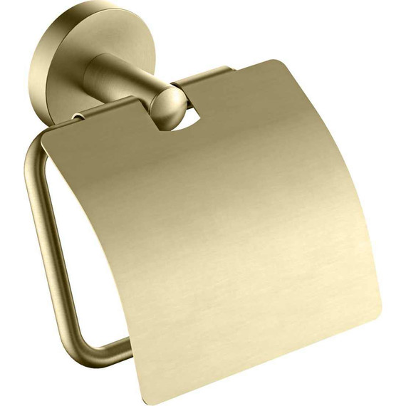 Держатель для туалетной бумаги Aquatek Оберон AQ4209BG, цвет золото шлифованное - фото 2