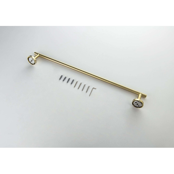 Полотенцедержатель Aquatek Оберон AQ4214BG, цвет золото шлифованное - фото 3