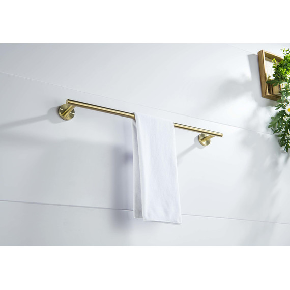Полотенцедержатель Aquatek Оберон AQ4214BG, цвет золото шлифованное - фото 5