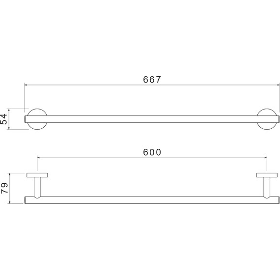 Полотенцедержатель Aquatek Оберон AQ4214BG, цвет золото шлифованное - фото 7