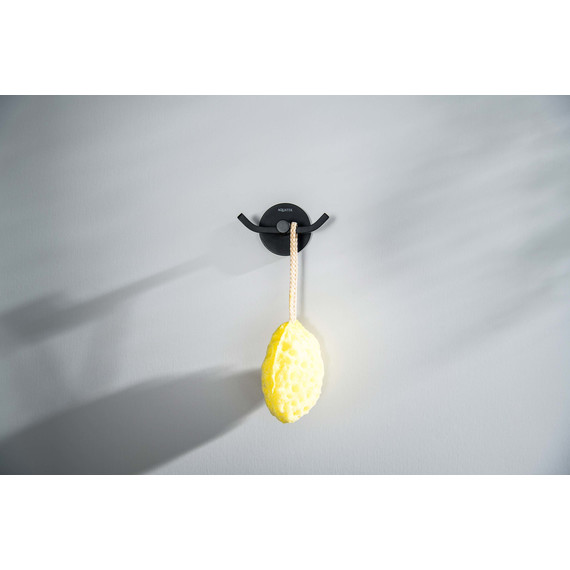 Двойной крючок Aquatek Бетта AQ4602MB, цвет чёрный матовый - фото 5