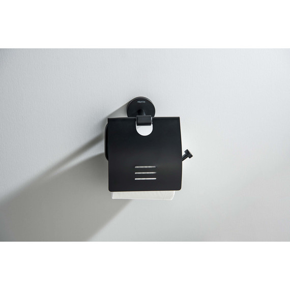 Держатель для туалетной бумаги Aquatek Бетта AQ4609MB, цвет чёрный матовый - фото 4